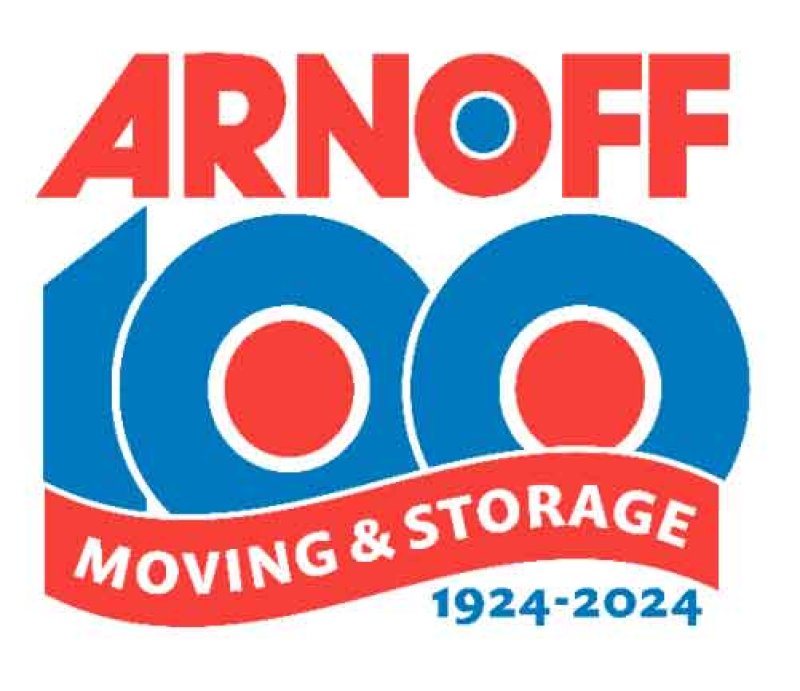 Arnoff Moving &amp; Storage is celebrating 100 years in business next month. Logo provided by Stephanie Nash.
