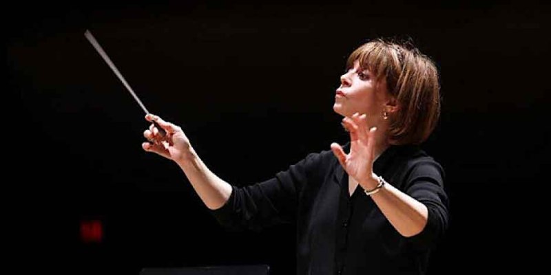 Maestro JoAnn Falletta, conductor of the Mostly Modern season finale which will take place June 21. 