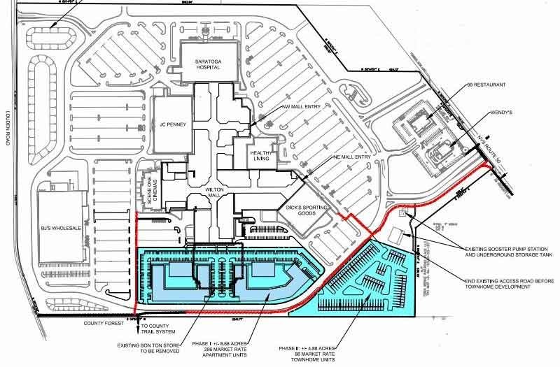 Sketch Plan of Planned Unit Development District (PUDD) at Wilton, where 382 units are anticipated to be constructed by 2026-27. 