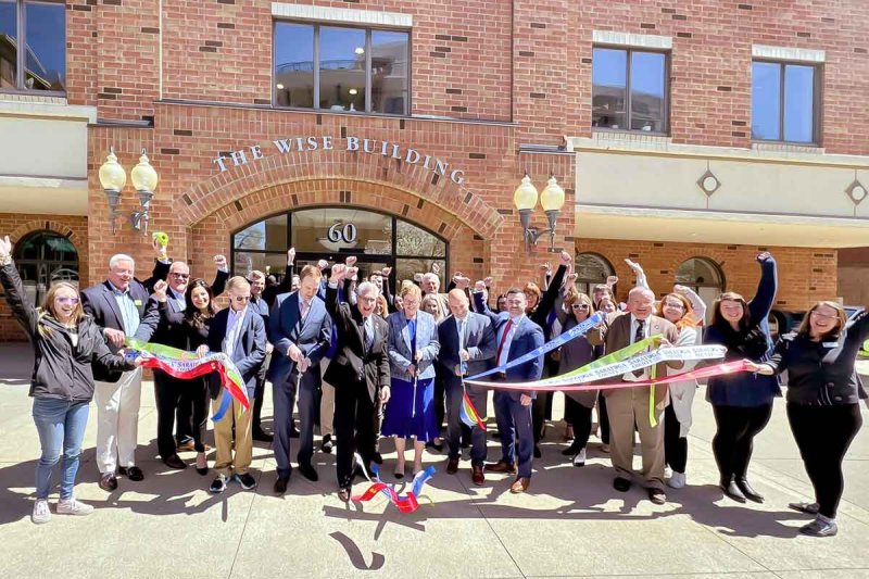 The Herzog Law Firm celebrated the opening of its new office at the Wise Building at 60 Railroad Place in Saratoga Springs with a ribbon cutting ceremony last Thursday. Photo via the Saratoga County Chamber of Commerce.
