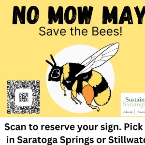 Sustainable Saratoga Kicks Off NO MOW MAY Campaign