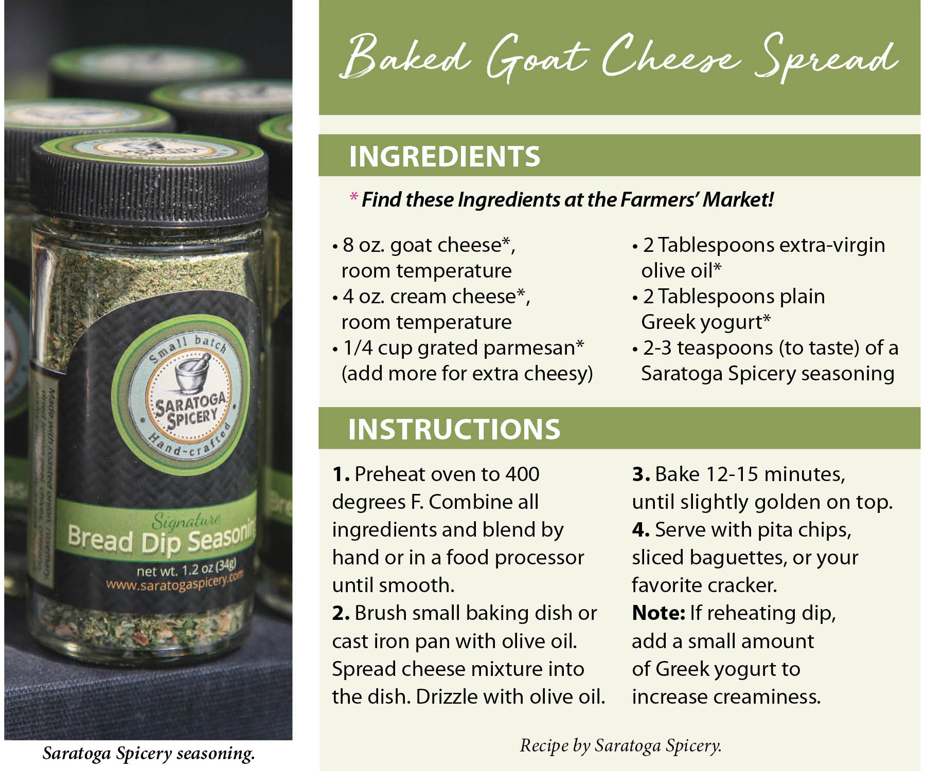 Bakes goat cheese
