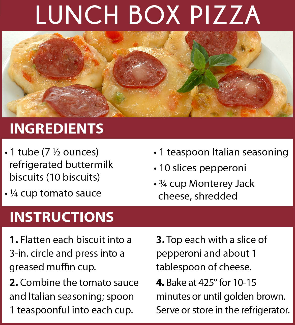 Lunchbox Pizza