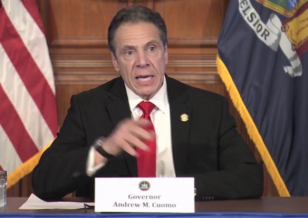 Gov. Andrew Cuomo announcing collaborative on Monday afternoon.