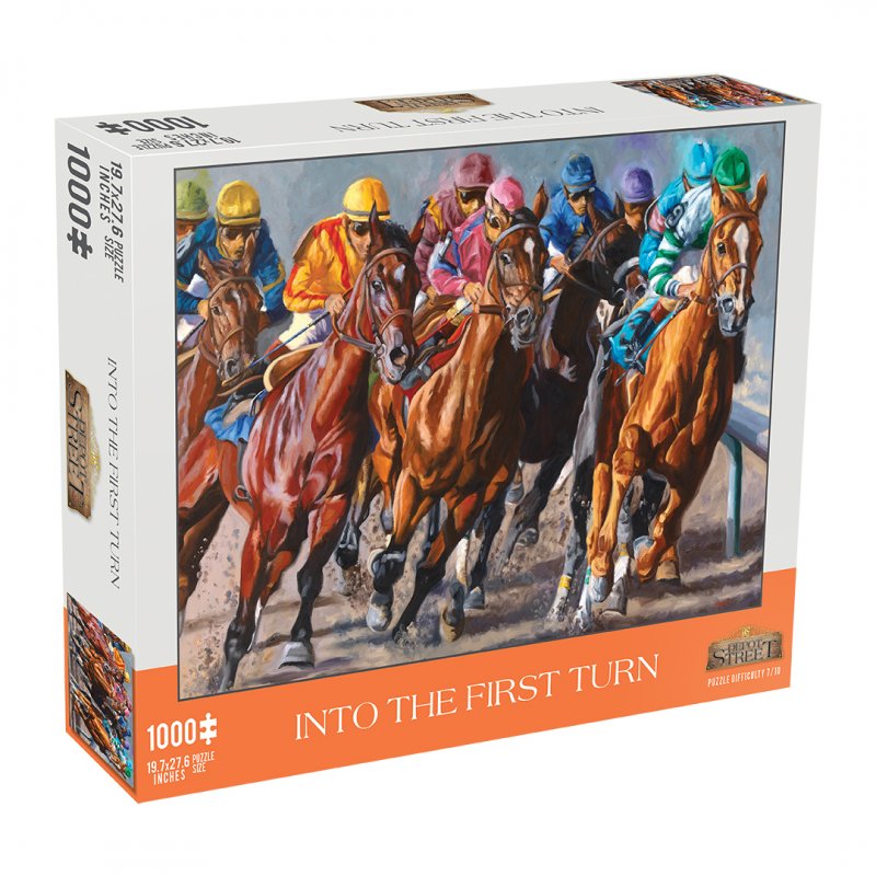 A new jigsaw puzzle is slated to be released in September featuring Saratoga Race Course. Photo provided.