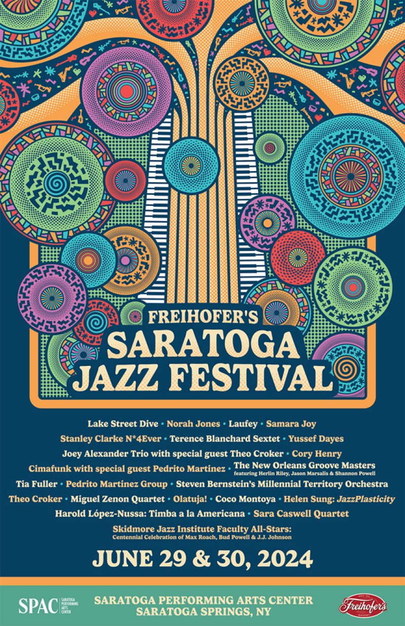  Jazz in the summertime in Saratoga Springs.  