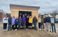 Students Help Transform Former Gas Station Into Green Space