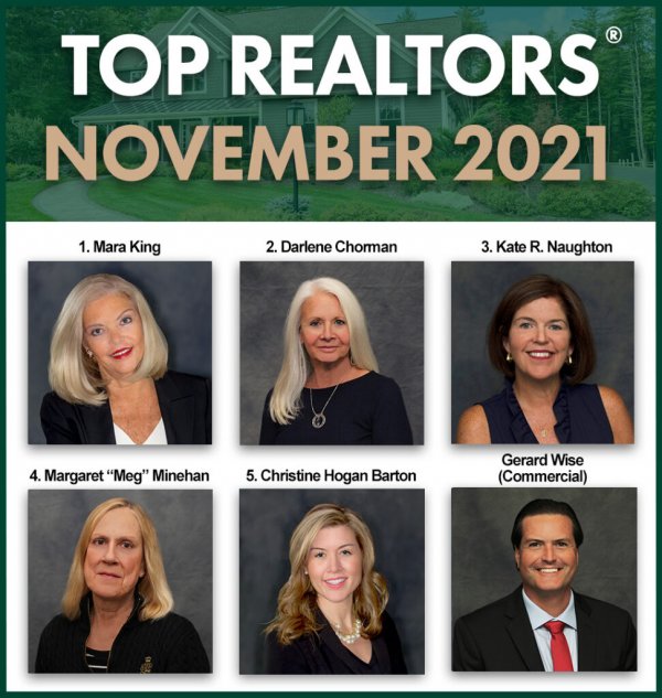 Top Saratoga REALTORS® for November 2021