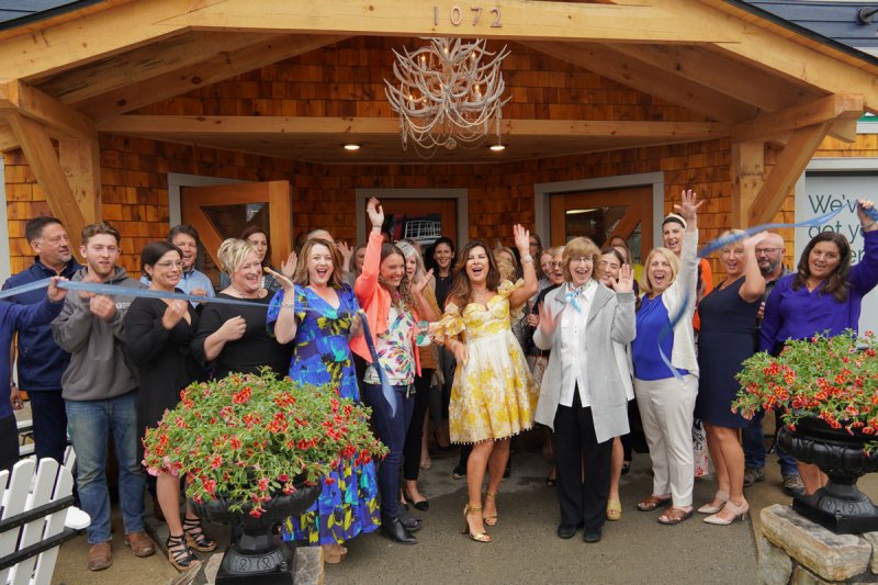 Julie &amp; Co. Realty Schroon Lake location ribbon cutting. Photo provided.