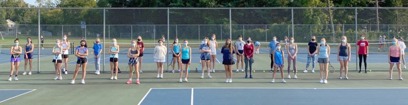 Saratoga Springs High School Varsity Tennis Team 2020. Photo provided.