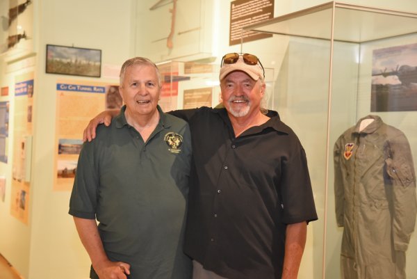 Barry Hartman (left) and Bill O’Brien (right) at The New York State Military Museum and Veterans Research Center on Aug. 31, 2021. Photo by SuperSource Media.