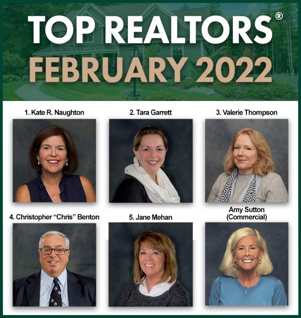 Top REALTORS® for February 2022