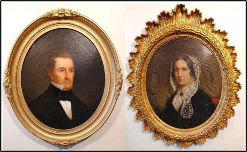 Portraits of Thomas McDonnell and Frances Halsey McDonnell 