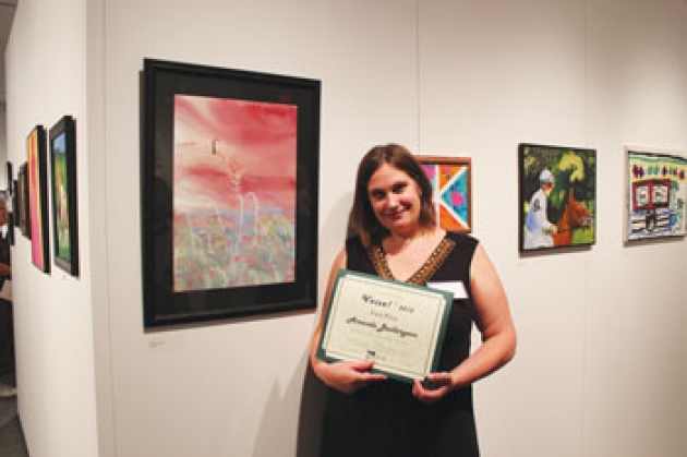 Saratoga Bridges Artist Wins First Prize at Voice. 9