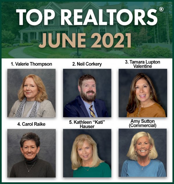 Top Saratoga REALTORS® for June 2021