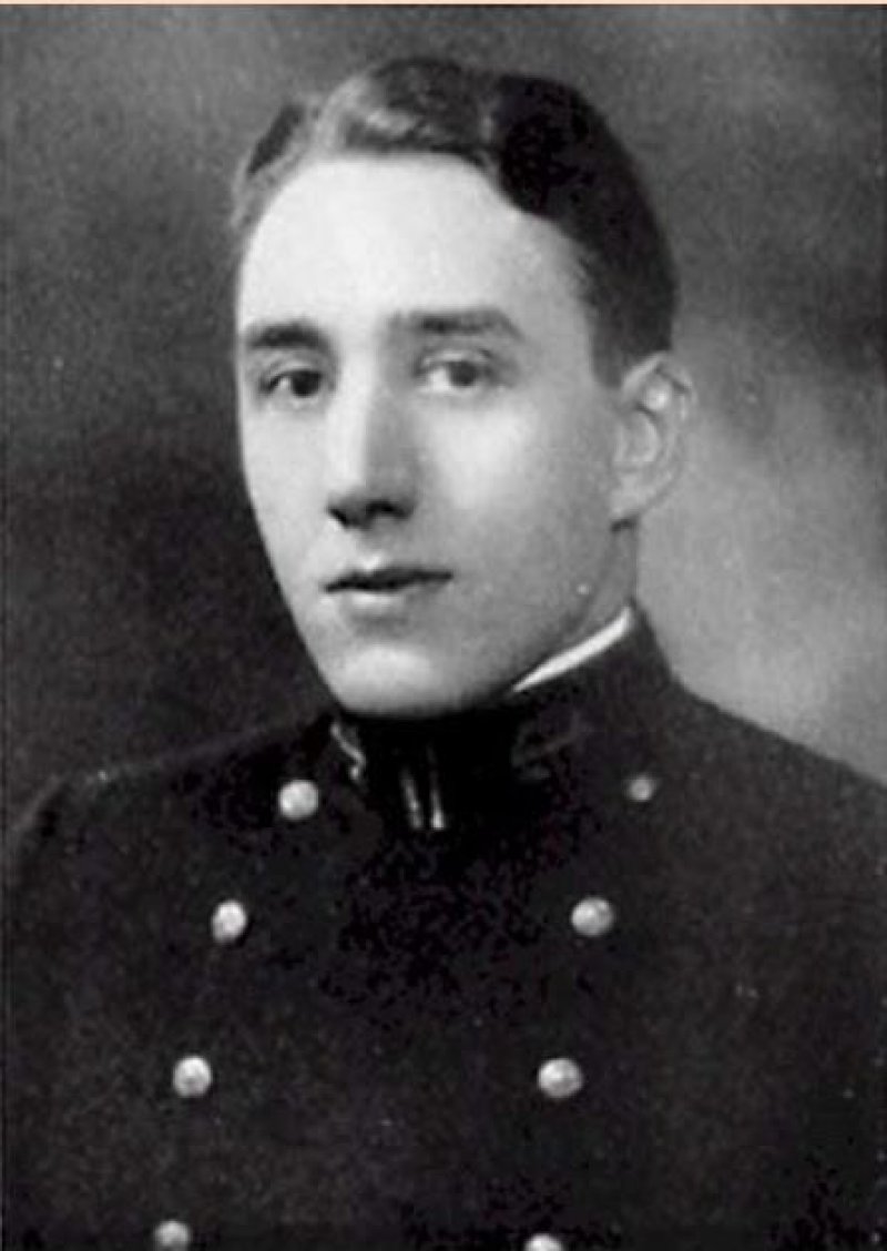 Midshipman Lawrence Ruff. Photo Source: US Naval Academy,  provided by The Saratoga County History Roundtable.