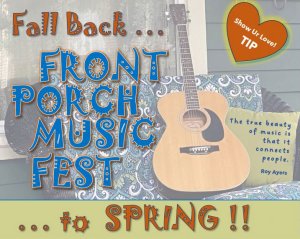 Saturday: Porch Music Fest on Spring Street