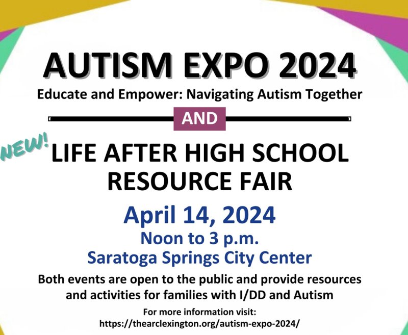 A free Autism Expo and Life After High School Resource Fair will be held Sunday at the City Center. 