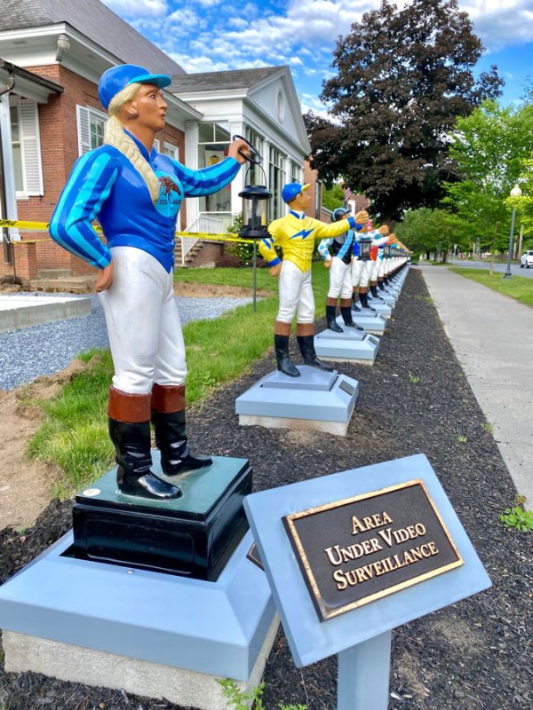 The Union Avenue side of the National Museum of Racing and Hall of Fame in Saratoga Springs, on June 19, 2023. Photo by Thomas Dimopoulos.