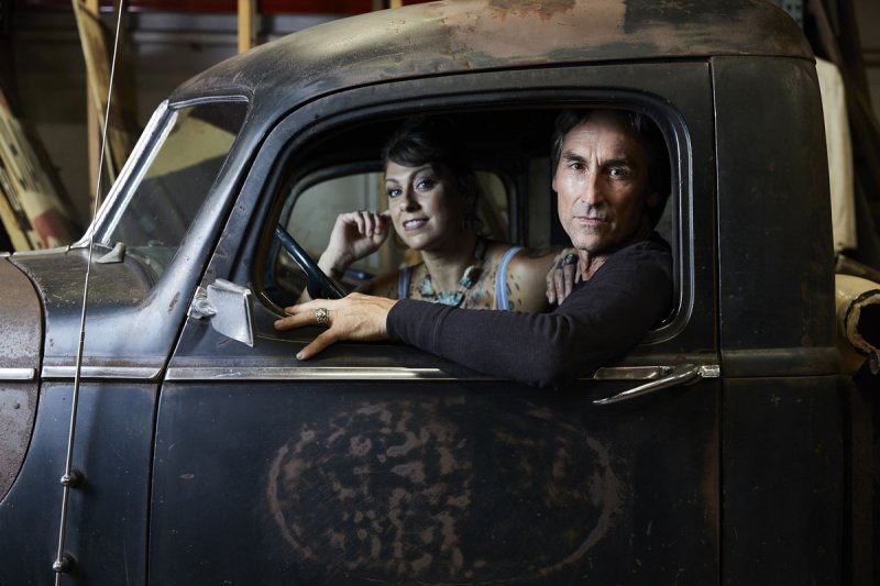 Mike Wolfe and Danielle Colby of “American Pickers.” Have car, will travel. Photo provided.
