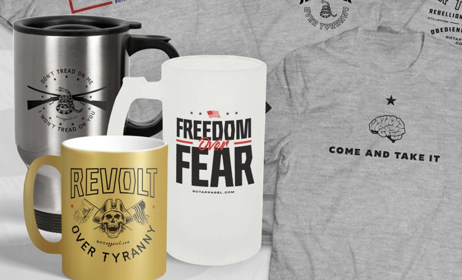 Revolt Over Tyranny Apparel Co. merchandise. Photo provided.