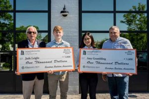 Saratoga Builders Association  Awards Two Student Scholarships