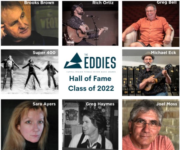 Eight legends of the local music scene will be honored in an induction ceremony for The Capital Region Thomas Edison Music Hall of Fame class of 2022.  The event will take place at 6 p.m. on Tuesday, June 7 at Universal Preservation Hall.