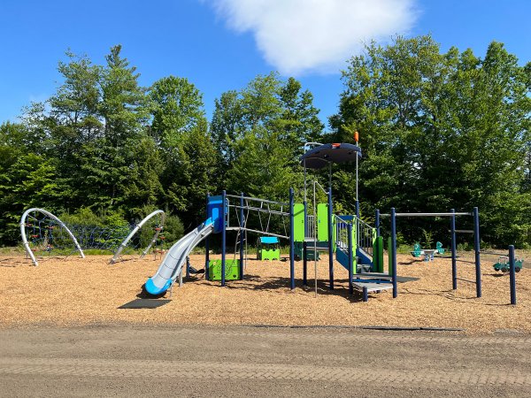 A new playground in Greenfield, made from recycled ocean waste. Photo provided.