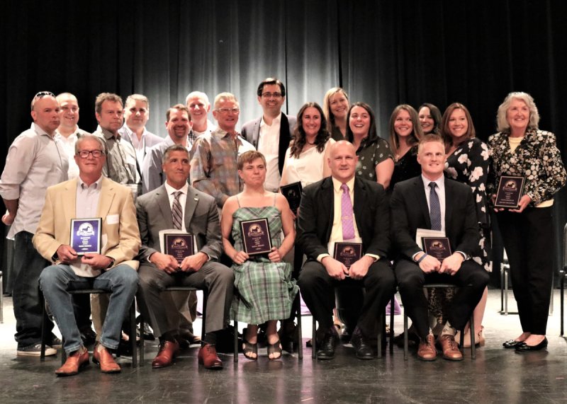 The Ballston Spa Athletic Hall of Fame class of 2020. Photo provided by Stuart Williams.