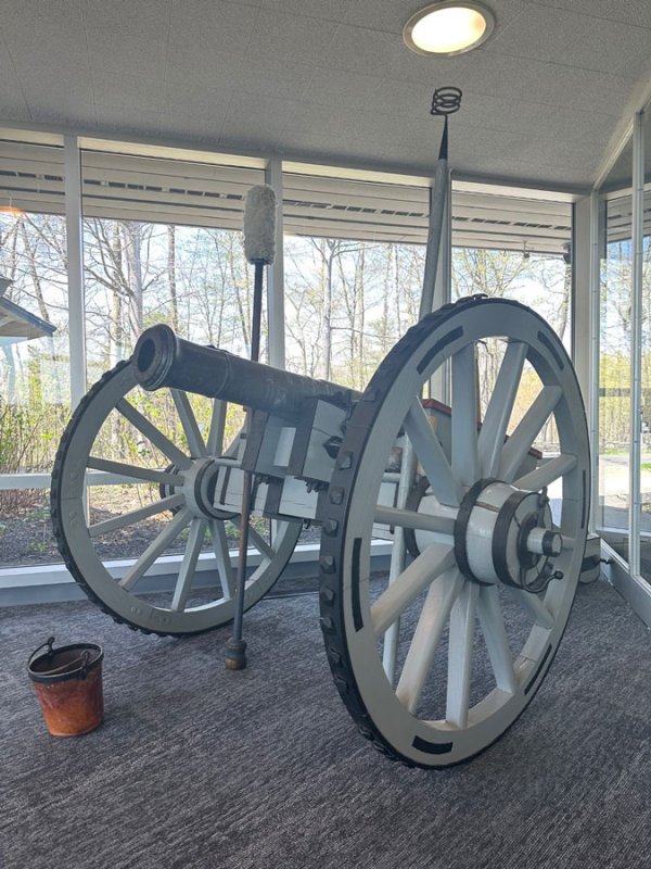 Cannon with a story. Photo provided.