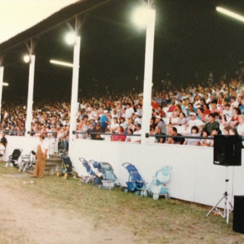 Saratoga County Fair Grandstand. Photo provided by The Saratoga County History Roundtable.