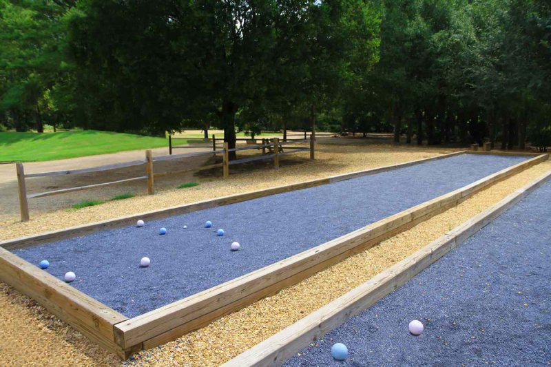 A Bocce Ball Court, such as this one, is one of five project proposals  which city residents may vote to have developed in 2024.  